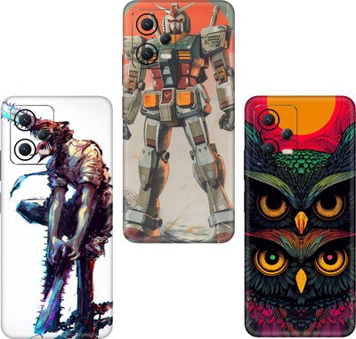 wrap craft POCO F2 PRO 5G(PACK OF 3)Camera&Back Protector Premium Vinyl Mobile Skin(Multicolor)