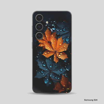 VYBE The Smart Choice Samsung S24 Pattern Mobile Skin Mobile Skin(Dark Grey Blue 21)