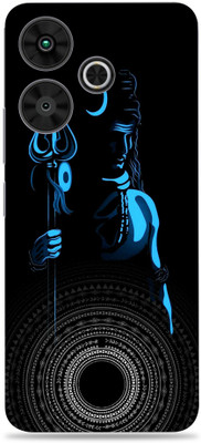 SkinoMania POCO M6 Plus 5G Premium Vinyl Mobile Skin (Multicolor) Mobile Skin(Shiv Parvati hold hand)