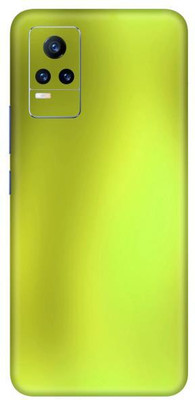Vcare GadGets Vivo Y21e 5 G Mobile Skin(Shining Mirror Gold)