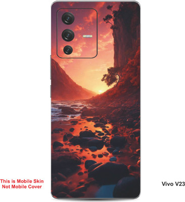 VYBE The Smart Choice Vivo V23 Naturel Mobile Skin(Pale Salmon 3)