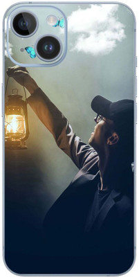 FCS iPhone 14 Plus Printed Back skin Mobile Skin(Man With Lamp Skin)