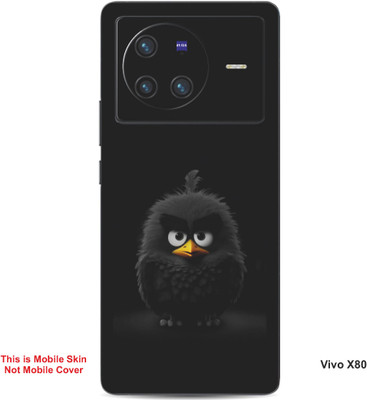 VYBE The Smart Choice Vivo X80 Angry Bird Embossed Mobile Skin(Iridium B12)