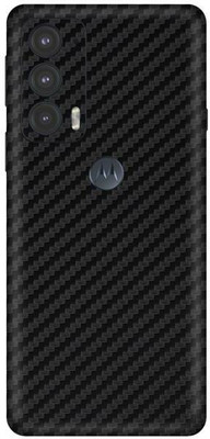Vcare GadGets Moto Edge 20 5G Mobile Skin(Black)