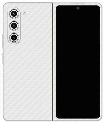 Vcare GadGets Samsung Galaxy Z Fold 5 5G Mobile Skin(White)