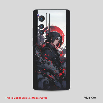 VYBE The Smart Choice Vivo 70X Naruto Mobile Skin Mobile Skin(White Grey 14)