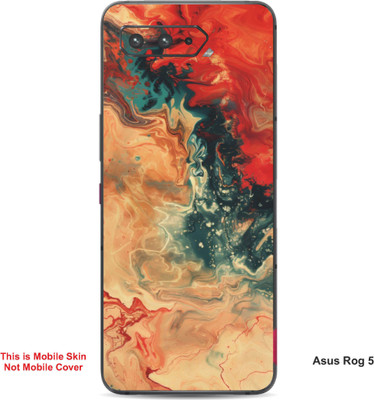VYBE The Smart Choice Asus Rog 5 Abstract Embossed Mobile Skin(Persian 1)