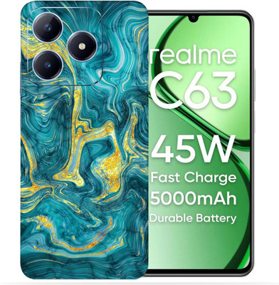 OggyBaba Realme C63 5g Mobile Skin(Golden Lava)
