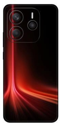 Vcare GadGets Redmi Note 14 (5G) Mobile Skin(Red & Black)