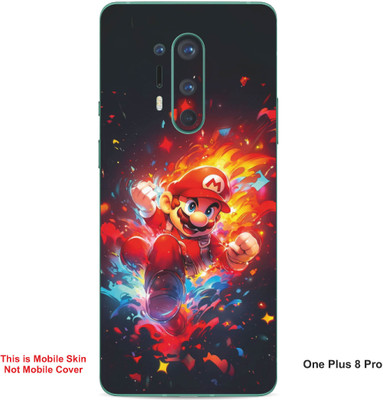 VYBE The Smart Choice One Plus 8 Pro Super Mario Embossed Mobile Skin(Lava Red 18)