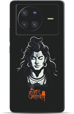 VYBE Vivo X80 Mahadev Mobile Skin Mobile Skin(Gunmetal 41)