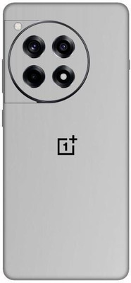 Vcare GadGets Metallic Silver Shining OnePlus 12 R 5G With Logo Mobile Skin(Metallic Silver Shining)