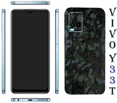 TJ CREATION Vivo Y33T Mobile Skin(Ultra Super Camouflage Military Digital Skin With High Matte Finish.)