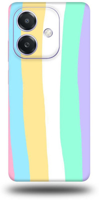 Mclaxa OPPO A3x 5g Mobile Skin(Fade Rainbow Lines)
