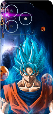 SkinoMania Realme Narzo N63 5G Mobile Skin(Galaxy goku Multicolor Mobile Skin)