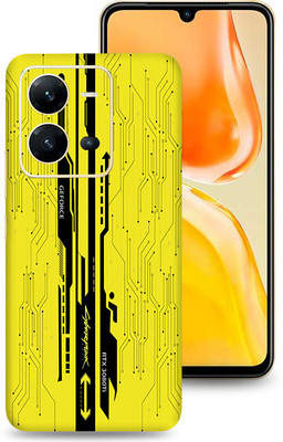 SkinoMania Vivo V25-5G Mobile Skin(Yellow Cyberpunk)