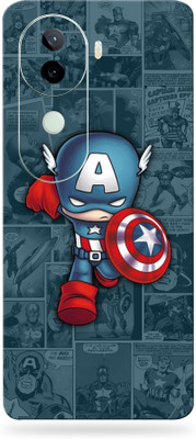 SkinoMania vivo v40e 5g Premium Vinyl Mobile Skin (Multicolor) Mobile Skin(Captain-Art)