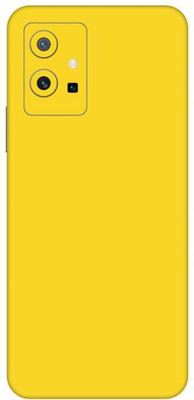 Vcare GadGets Yellow Matte vivo Y75 5G Mobile Skin(Yellow Matte)