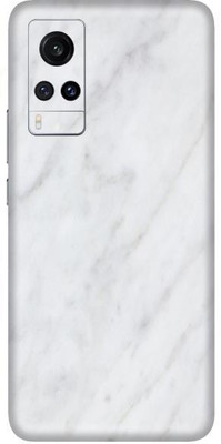 Vcare GadGets Vivo X60 Mobile Skin(Marble White 1)