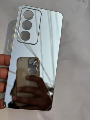 TWUAOP OPPO A3 PRO 5G MIRROR BACK PANNEL ACRYLIC SHEET Mobile Skin(Silver)