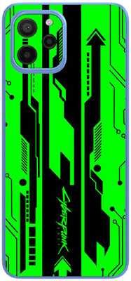 FCS Huawei nova Y61 Printed Back skin Mobile Skin(Cyber Punk Red)