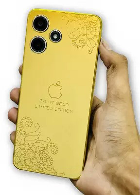 Altazz Redmi 12 5g, Poco m6 pro 5g Mobile Skin(Gold)