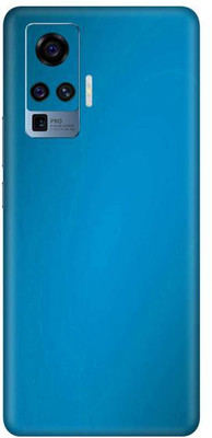 Vcare GadGets Vivo X50 Pro Mobile Skin(Metallic Light Blue Shining)