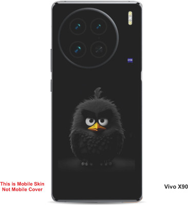 VYBE The Smart Choice Vivo X90 Angry Bird Embossed Mobile Skin(Iridium B14)