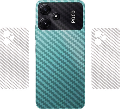 BERRIES POCO M6 PRO 5G || 3D CARBON FIBER ULTRA-THIN BACK LAMINATION || Mobile Skin(TRANSPARENT)