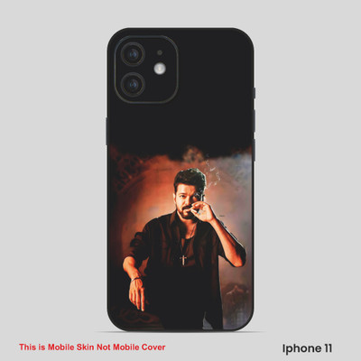 VYBE The Smart Choice iPhone 11 Vijay Thalapathy Mobile Skin(Dark Black, Brown 3)