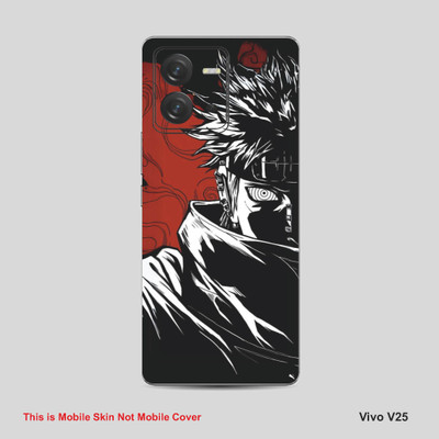 VYBE The Smart Choice Vivo V25 Goku Mobile Skin Mobile Skin(Wine Berry A35)