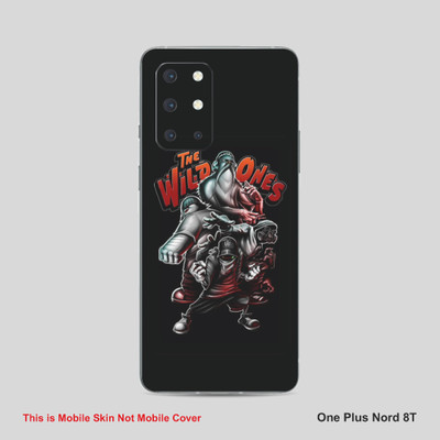 VYBE The Smart Choice One Plus Nord 8T The Wilid One Mobile Skin Mobile Skin(Black Cow 20)