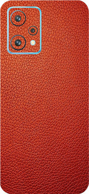 BUGGU Realme 9 Pro 5G Mobile Skin(Ultra Super Red Leather Skin With High Matte Finish.)