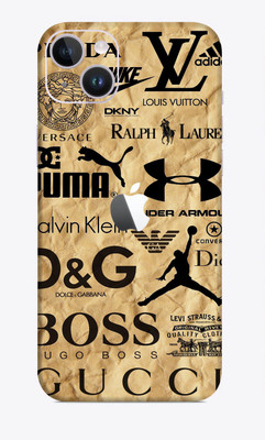 SkinoMania iphone 14 Mobile Skin(Multicolor Iconic Logos)