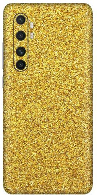 Vcare GadGets Mi Note 10 Lite Mobile Skin(Glitter Gold)