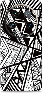 SkinoMania Xiaomi 14 Ultra Premium Vinyl Mobile Skin (Multicolor) Mobile Skin(Black And White Doodle)
