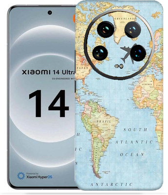 OggyBaba xiaomi 14 Ultra 5g Mobile Skin(Word Map)