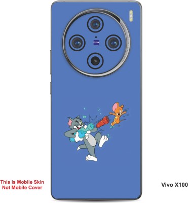 VYBE The Smart Choice Vivo X100 Tom & Jerry Embossed Mobile Skin(Glaucous B17)