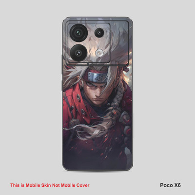 VYBE The Smart Choice Poco X6 Luffy Mobile Skin Mobile Skin(Orangy Red A15)
