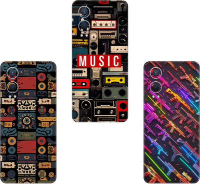 wrap craft ONEPLUS NORD CE4 5G COMBO(PACK OF 3)Camera&Back Protector Premium Vinyl Mobile Skin(Multicolor)