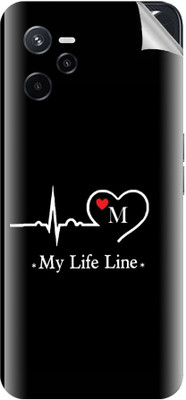 Snooky Realme Narzo 50A Prime Mobile Skin(Black)