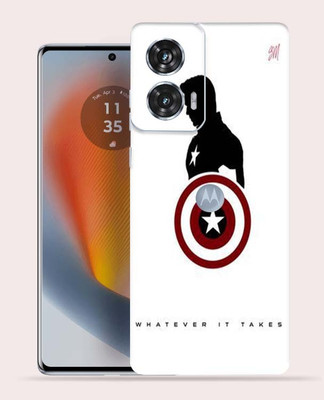 WeCre8 Skin's WeCre8 Skin's Motorola Edge 50 Fusion Mobile Skin(Captain America B&W)