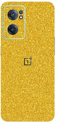 Jeeva Creation One Plus Nord Ce2 5g Mobile Skin(Ultra Super Golden Glitter Skin With High Matte Finish.)