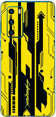 FCS Huawei P40 4G Printed Back skin Mobile Skin(Cyberpunk)