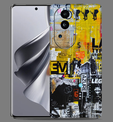 WeCre8 Skin's Oppo Reno 10 pro Plus 5g Mobile Skin(Abstract-Azure multicolor Mobile Skin)