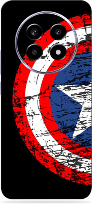 WeCre8 Skin's Realme 13 Pro+ Ultra Premium Vinyl Mobile Skin (Multicolor) Mobile Skin(Captain-America-Shield)