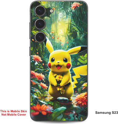 VYBE The Smart Choice Samsung S23 Pikachu Embossed Mobile Skin(Light Tan 12)