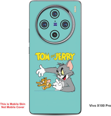 VYBE The Smart Choice Vivo X100 Pro Tom & Jerry Embossed Mobile Skin(Lights Blue B16)