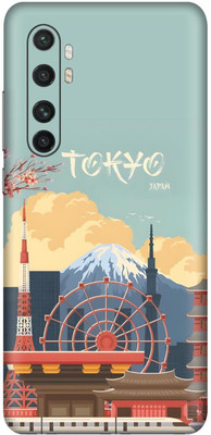 wrap craft MI NOTE 10 LITE Premium Vinyl Mobile Skin(Multicolor)