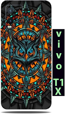 TJ CREATION vivo T1X Mobile Skin(Ultra Mighty Owl Skin With High Matte Finish.)